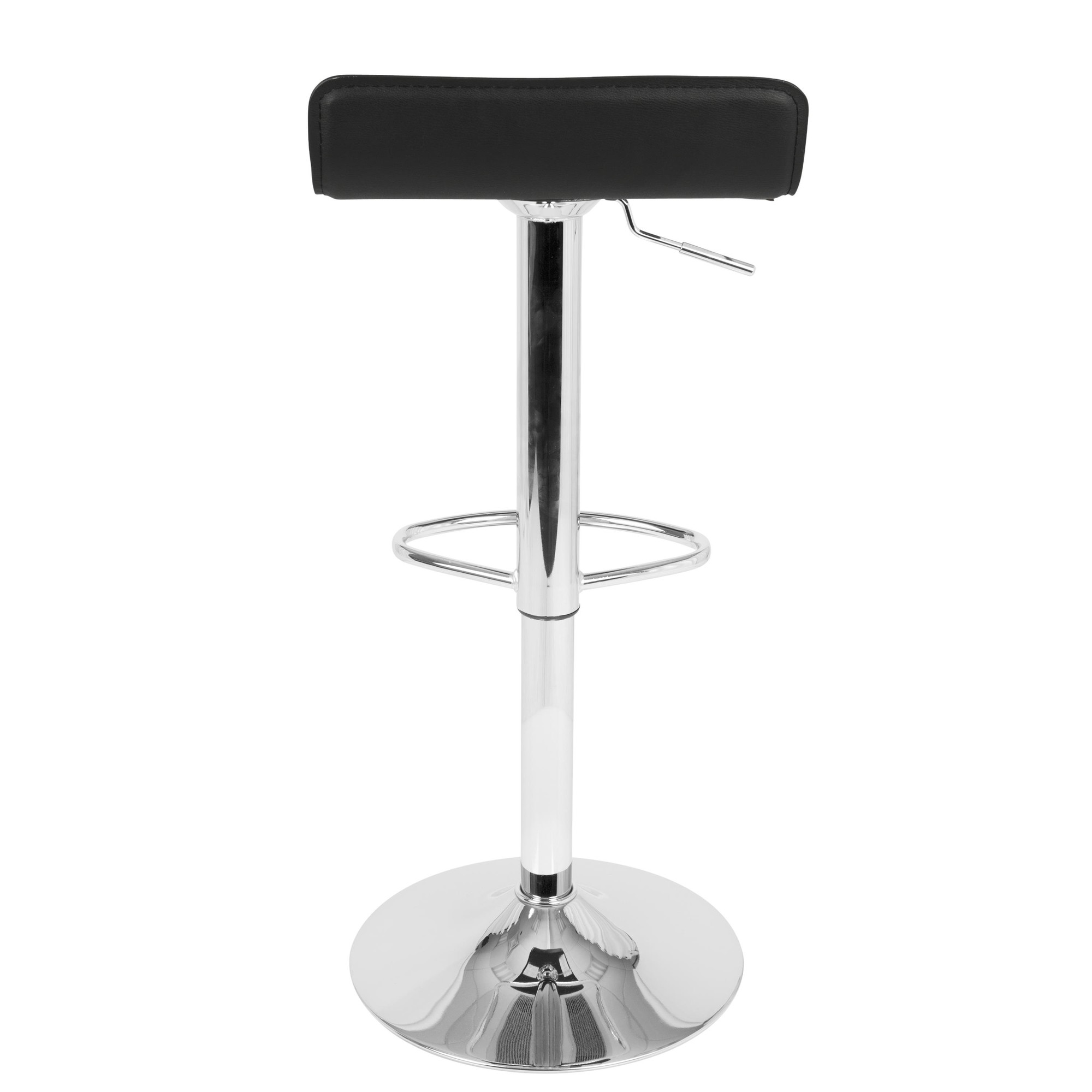 Ale Chrome and Black Adjustable Barstools (Set of 3) 8 Ale Chrome and Black Adjustable Barstools (Set of 3) - Image 8