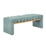 Alexia Sage Modern Solid Wood H-Shape Bench with Bolsters 6 Alexia Sage Modern Solid Wood H-Shape Bench with Bolsters