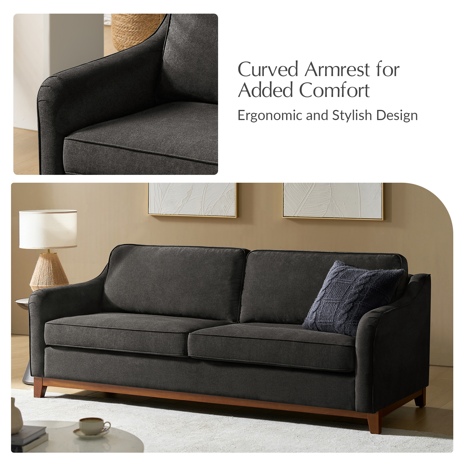 Alexis White Cloud Lacquer Asymmetrical Modern Nesting Coffee Table 3 Alexis White Cloud Lacquer Asymmetrical Modern Nesting Coffee Table - Image 3