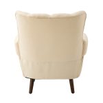 Alfons Ivory Linen Mid-Century Modern Club Chair 9 Alfons Ivory Linen Mid-Century Modern Club Chair