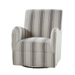 Alice Grey Jacobean Swivel Accent Chair 7 Alice Grey Jacobean Swivel Accent Chair