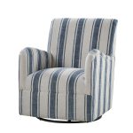 Alice Navy Jacobean Swivel Accent Chair 7 Alice Navy Jacobean Swivel Accent Chair