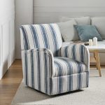 Alice Navy Jacobean Swivel Accent Chair 6 Alice Navy Jacobean Swivel Accent Chair