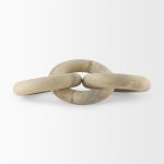 Alize Solid Wood Circular Chain Link Decorative Object