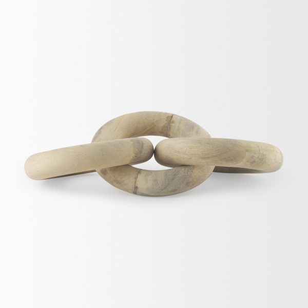 Alize Solid Wood Circular Chain Link Decorative Object 4