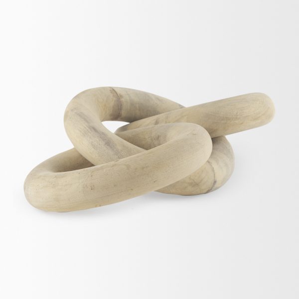 Alize Solid Wood Circular Chain Link Decorative Object 5