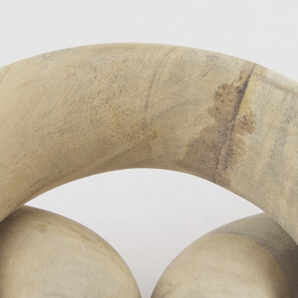 Alize Solid Wood Circular Chain Link Decorative Object 7