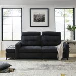 Allen Black Button-Tufted Modular Sectional Sofa with Storage 7 Allen Black Button-Tufted Modular Sectional Sofa with Storage