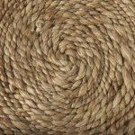 Allium Brown Handwoven Wool Cylindrical Pouf