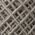 Allium Oatmeal Handwoven Wool Cylindrical Pouf