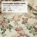 Alois Floral Print Slipcover Swivel Accent Chair