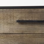 Alvin 34.5L x 21.5W x 30.0H Wood W/Metal Framing Accent Cabinet