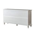 Alvise White 3-Drawer Solid Wood 58-Inch Storage Sideboard 9 Alvise White 3-Drawer Solid Wood 58-Inch Storage Sideboard