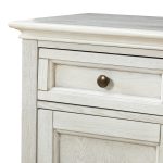 Alvise White 3-Drawer Solid Wood 58-Inch Storage Sideboard 10 Alvise White 3-Drawer Solid Wood 58-Inch Storage Sideboard