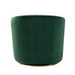 Amarante Green Velvet Gold Swivel Accent Chair 9 Amarante Green Velvet Gold Swivel Accent Chair