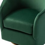 Amarante Green Velvet Gold Swivel Accent Chair 10 Amarante Green Velvet Gold Swivel Accent Chair