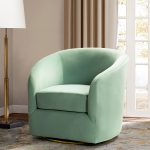 Amarante Sage Velvet Gold Swivel Accent Chair 6 Amarante Sage Velvet Gold Swivel Accent Chair