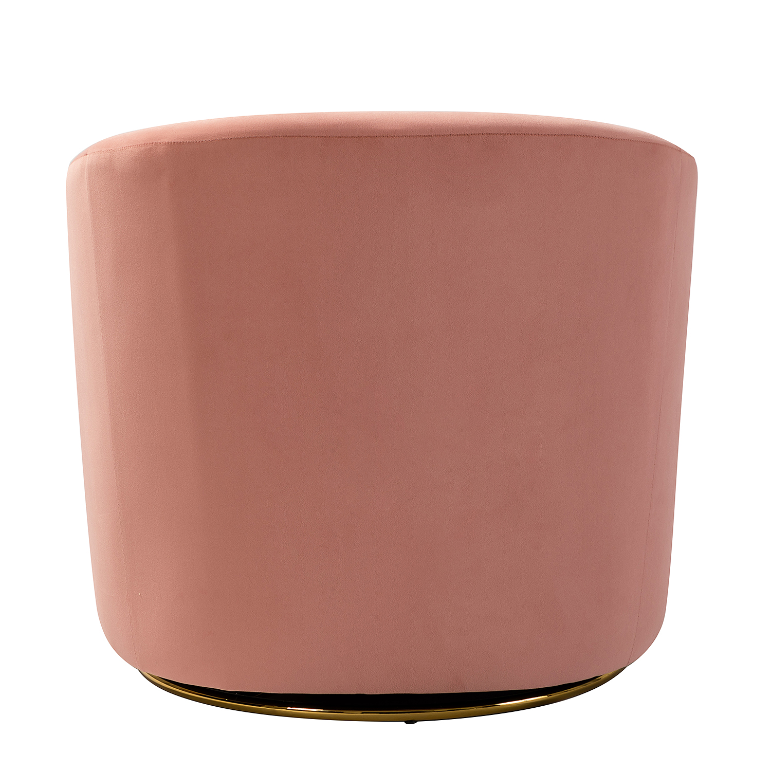 Amarante Velvet Gold Base Swivel Accent Chair 4 Amarante Velvet Gold Base Swivel Accent Chair - Image 4