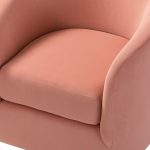 Amarante Velvet Gold Base Swivel Accent Chair 10 Amarante Velvet Gold Base Swivel Accent Chair