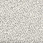 Amelia 55.0L x 18.0W x 18.0H Cream Boucle W/Black Metal Upholstered Bench