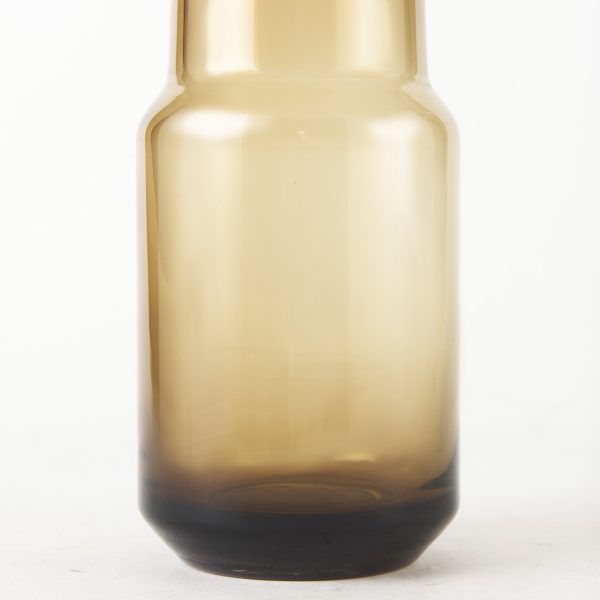 Amrita 4.1L x 4.1W x 11.9H Golden Brown Glass Vase 7