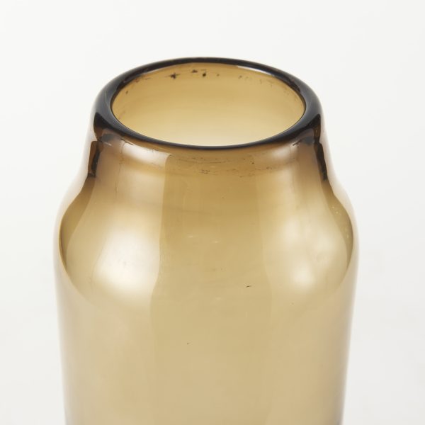 Amrita 4.8L x 4.8W x 16.0H Golden Brown Glass Vase 5