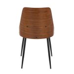 Anabelle Contemporary Black Metal and Cream Chairs (Set of 2) 16 Anabelle Contemporary Black Metal and Cream Chairs (Set of 2)