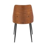 Anabelle Contemporary Brown Faux Leather Dining Chairs (Set of 2)