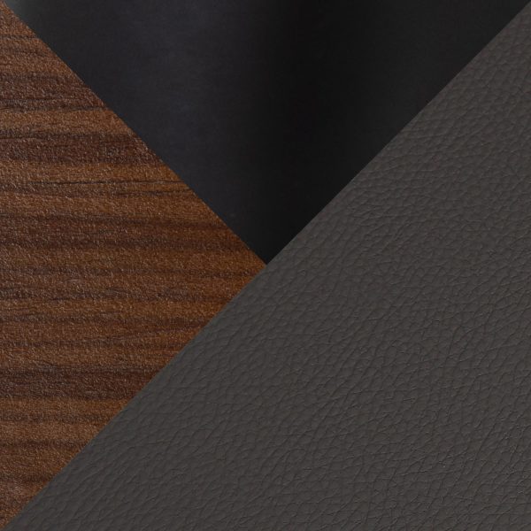 Anabelle Contemporary Brown Faux Leather Dining Chairs Set of 2 9
