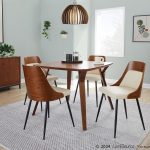 Anabelle Contemporary Cream Faux Leather Dining Chairs (Set of 2) (Set of 2) 11 Anabelle Contemporary Cream Faux Leather Dining Chairs (Set of 2) (Set of 2)