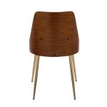 Anabelle Cream Faux Leather Contemporary Dining Chairs (Set of 2)