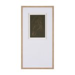 Andalusian Horse III Olive by Mercana Studio Hand Embelished Framed Art Print Matted under Glass