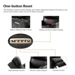 Andreas Black Genuine Leather Electric Swivel Rocking Nailhead Recliner 8 Andreas Black Genuine Leather Electric Swivel Rocking Nailhead Recliner