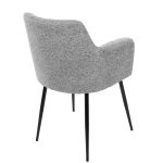 Andrew Contemporary Black/Grey Fabric Dining Chairs (Set of 2) 23 Andrew Contemporary Black/Grey Fabric Dining Chairs (Set of 2)