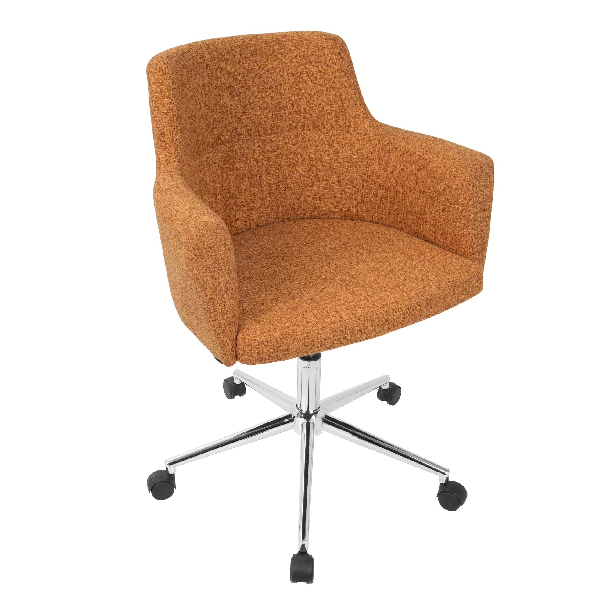 Andrew Orange Contemporary Adjustable Office Chair by LumiSource 2 Andrew Orange Contemporary Adjustable Office Chair by LumiSource - Image 2