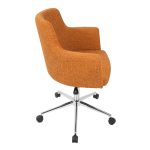 Andrew Orange Contemporary Adjustable Office Chair by LumiSource 11 Andrew Orange Contemporary Adjustable Office Chair by LumiSource