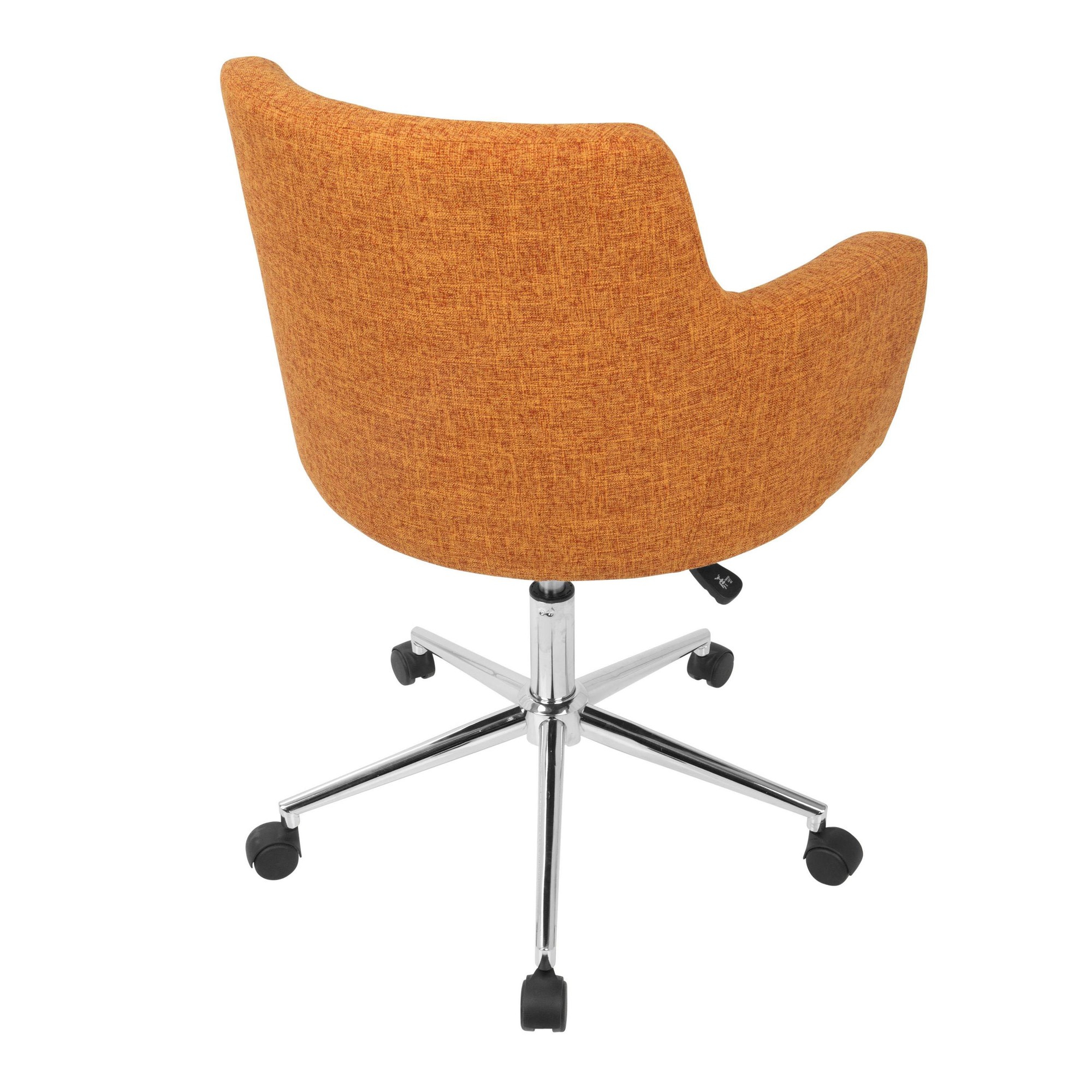 Andrew Orange Contemporary Adjustable Office Chair by LumiSource 4 Andrew Orange Contemporary Adjustable Office Chair by LumiSource - Image 4
