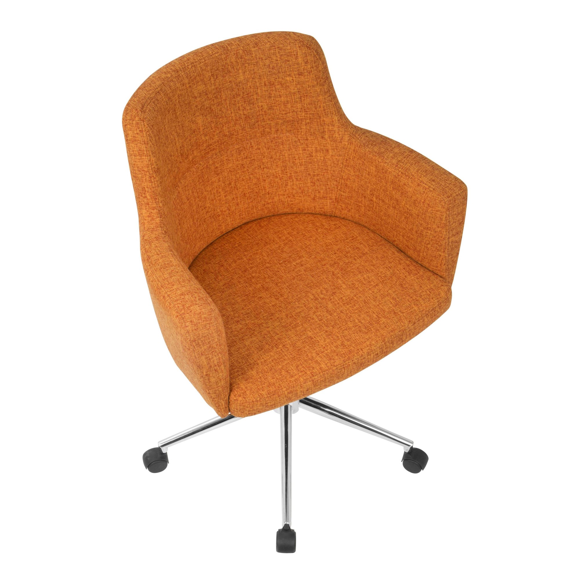 Andrew Orange Contemporary Adjustable Office Chair by LumiSource 7 Andrew Orange Contemporary Adjustable Office Chair by LumiSource - Image 7
