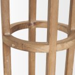 Andy I Large Natural Wood Cylindrical Lantern