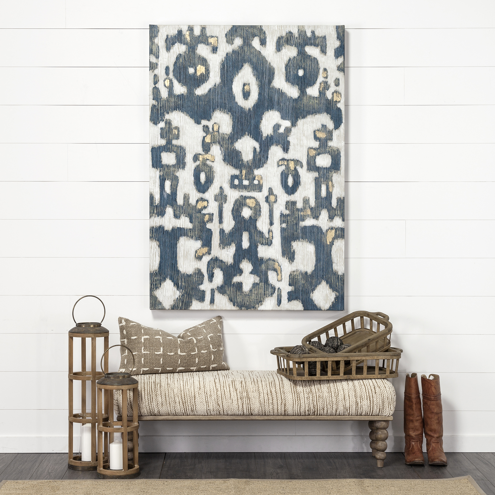 Andy II Small Natural Wood Cylindrical Lantern 2 Andy II Small Natural Wood Cylindrical Lantern - Image 2