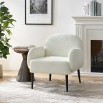 Andy Ivory Loop Yarn Modern Accent Chair 7 Andy Ivory Loop Yarn Modern Accent Chair