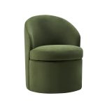 Angela Moss Velvet Dining Chair with Hidden Storage 6 Angela Moss Velvet Dining Chair with Hidden Storage