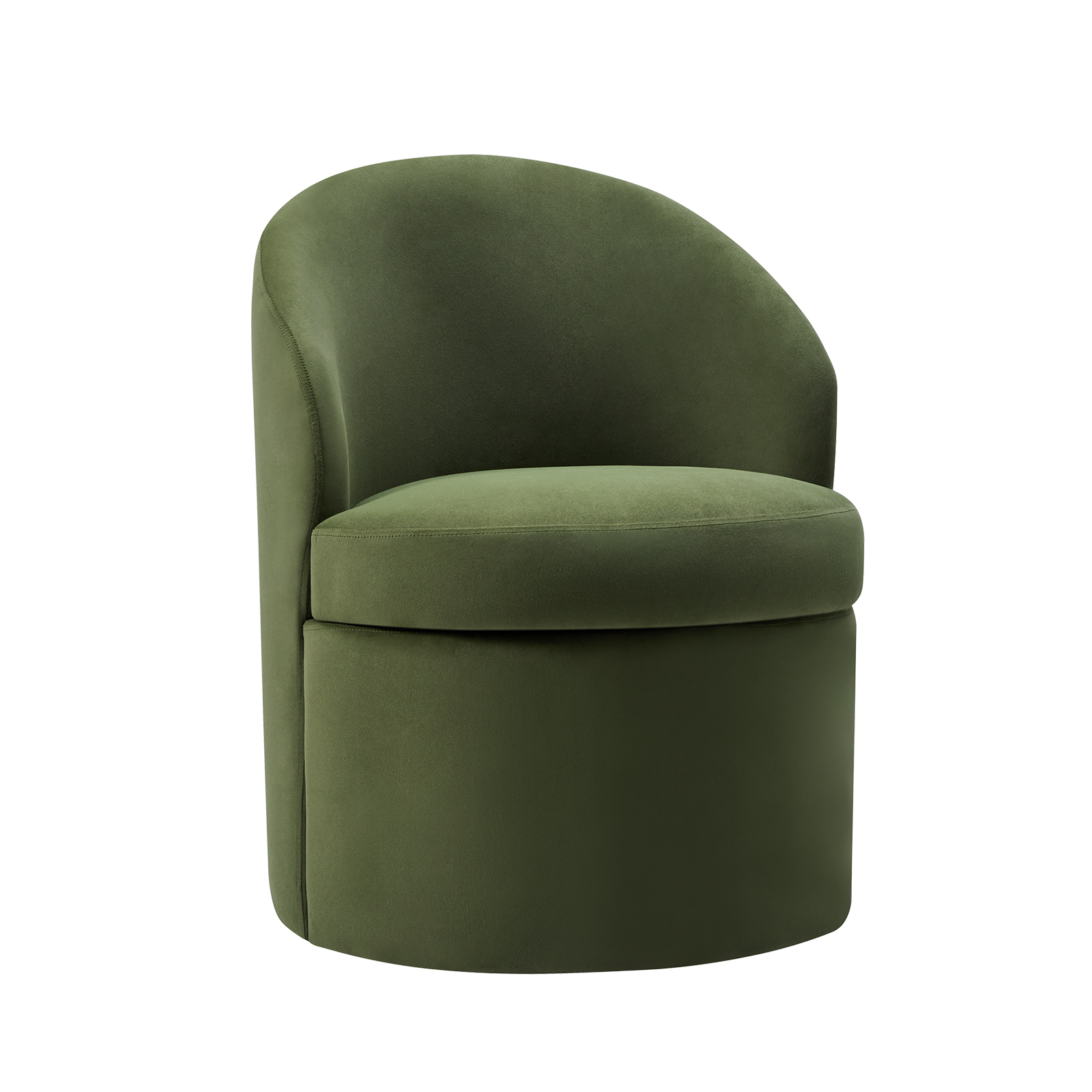 Angela Moss Velvet Dining Chair with Hidden Storage 1 Angela Moss Velvet Dining Chair with Hidden Storage