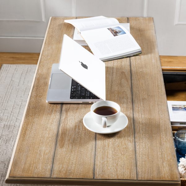 Angelica Acorn Lift Top Coffee Table with Storage 2
