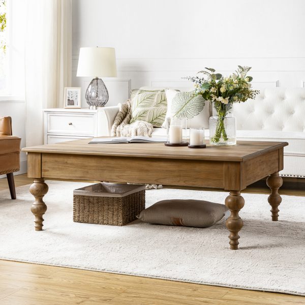 Angelica Acorn Lift Top Coffee Table with Storage