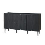 Antiope Black Rattan Door 56-Inch Sideboard 9 Antiope Black Rattan Door 56-Inch Sideboard