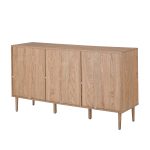 Antiope Black Rattan Door 56-Inch Storage Sideboard 9 Antiope Black Rattan Door 56-Inch Storage Sideboard