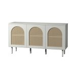 Antiope Black Rattan Door Modern Farmhouse Sideboard 7 Antiope Black Rattan Door Modern Farmhouse Sideboard