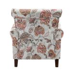 Araceli Pink Velvet Nailhead Trim Rolled Arm Accent Chair 9 Araceli Pink Velvet Nailhead Trim Rolled Arm Accent Chair