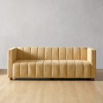 Aragon Boucle Piano Key-Striped Modern Sofa 7 Aragon Boucle Piano Key-Striped Modern Sofa